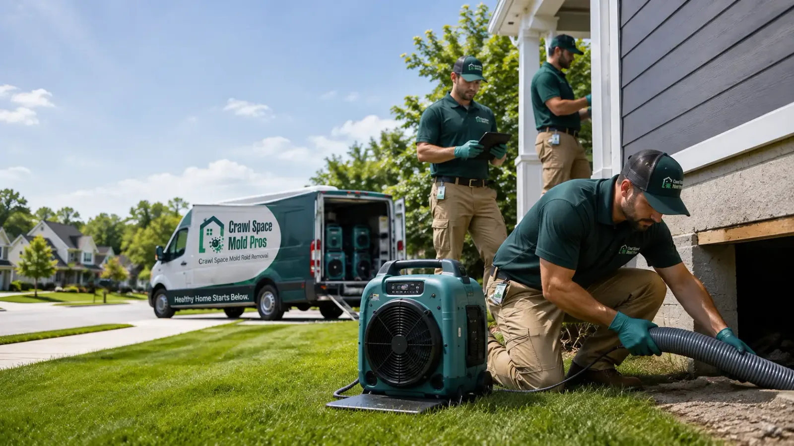 Crawl Space Mold Removal in Woodsboro, MD